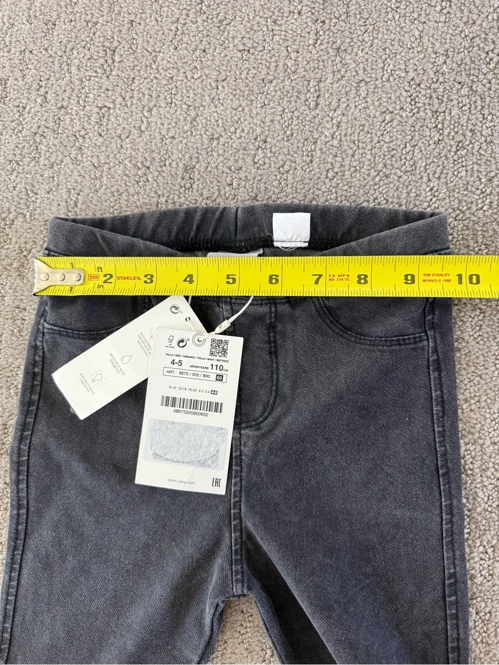 Zara Girls Leggings (Set of 2)